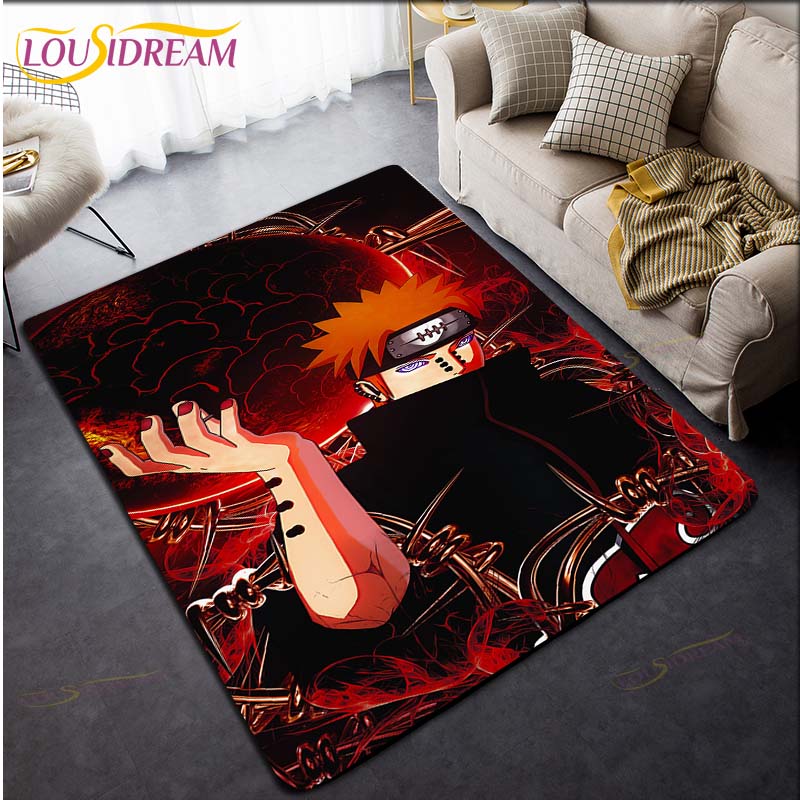 Ковер Наруто Аниме Ковер Детские Ковры Гостиная Коврики для чайного стола Коврик для спальни Моющиеся напольные коврики Бытовой коврик Милый ковер