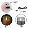 AnnTec LED Candle Light, USB Rechargeable, Flickers Like a Real Flame, Warm Light, Flameless, Safe, Energy-Saving, Includes Remote Control,