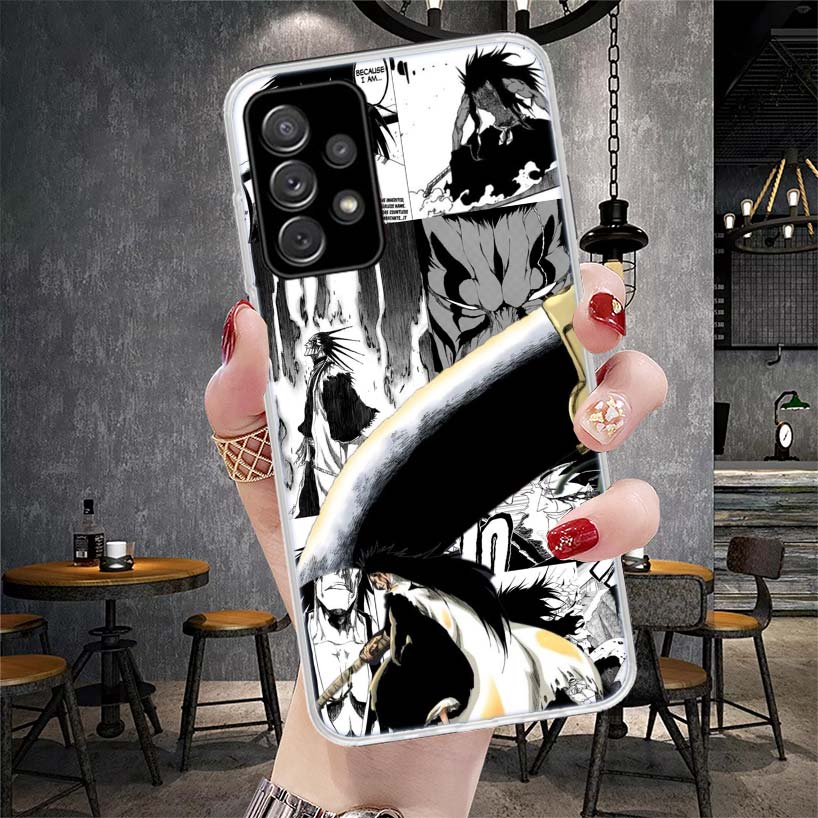 Мягкий чехол для телефона Bleach с Зараки Кенпачи для Samsung Galaxy S22 S23 S24 S25 Edge S26 Ultra S20 FE S21 Plus + Fundas Coque Galaxy S