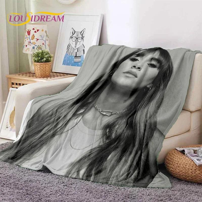 3D Cute Aitana Spanish Singer Soft Flannel Blanket for Beds Bedroom Sofa Picnic,Throw Blanket for Cover Outdoor Leisure Nap Gift