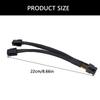 GPU Splitter Cable Double 6 Pin Female to 8 Pin Male Power Adapter Splitter Power Extension Cable for GPU Graphics Card
