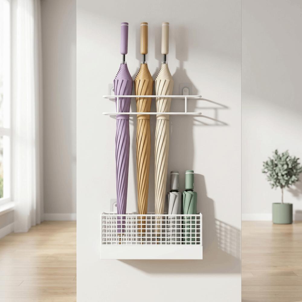 Rust-Resistant Umbrella Holder Metal Umbrella Stand Durable Umbrella Organizer Dorm