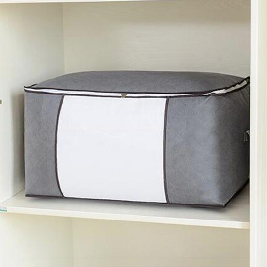 Ящик для хранения одежды Yousheng, складная сумка для хранения с двумя молниями, органайзер для шкафа с ручками для одежды, одеял, простыней, подушек