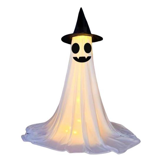 Halloween Ghost Decoration with LED Light Large White Scary Light Up Ghost