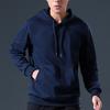 New Solid Color Men's Fashion Autumn and Winter Sweater Casual Hoodie Hooded Sweatshirt