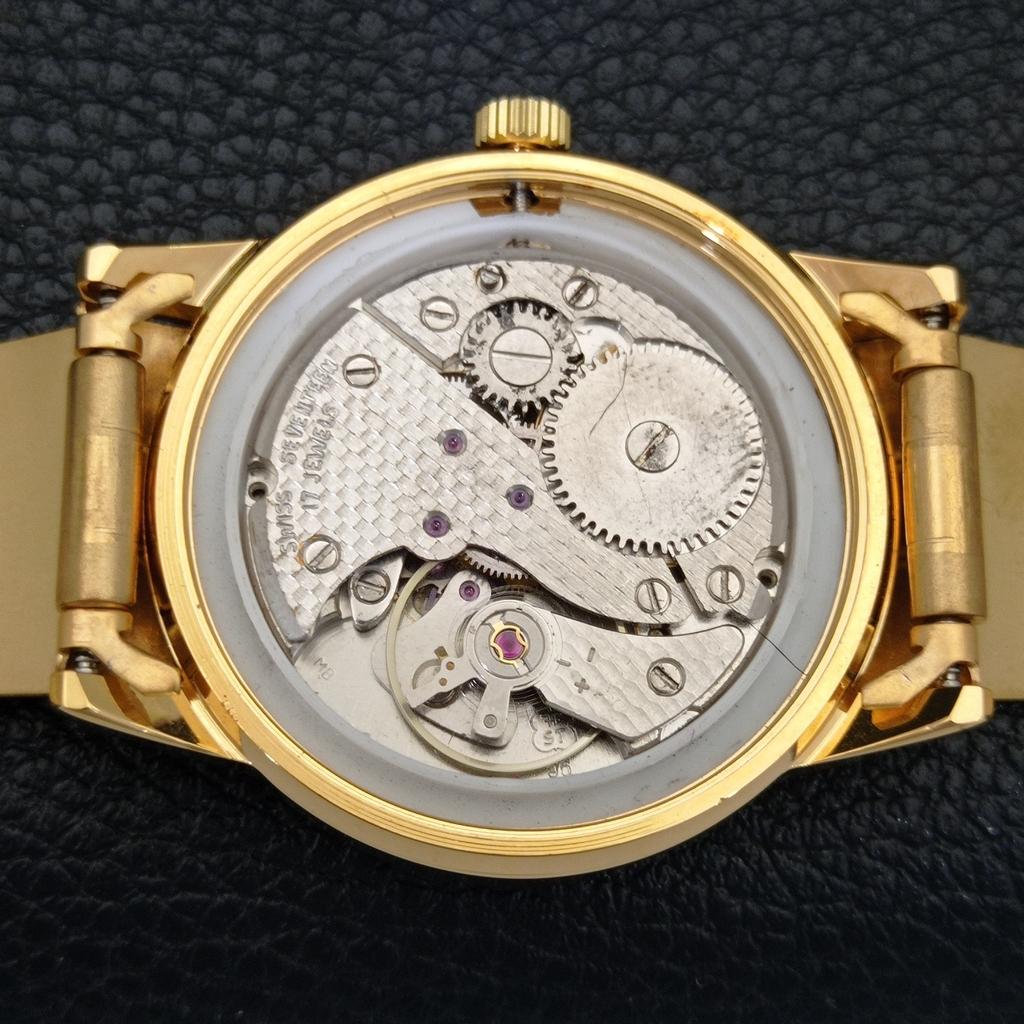 ВОССТАНОВЛЕННЫЕ ВИНТАЖНЫЕ МУЖСКИЕ ЧАСЫ MONTINE OF SWITZERLAND 17J С ПОЗОЛОЧЕННЫМ КАЧЕСТВОМ a285407-12 Montine-a285407-3