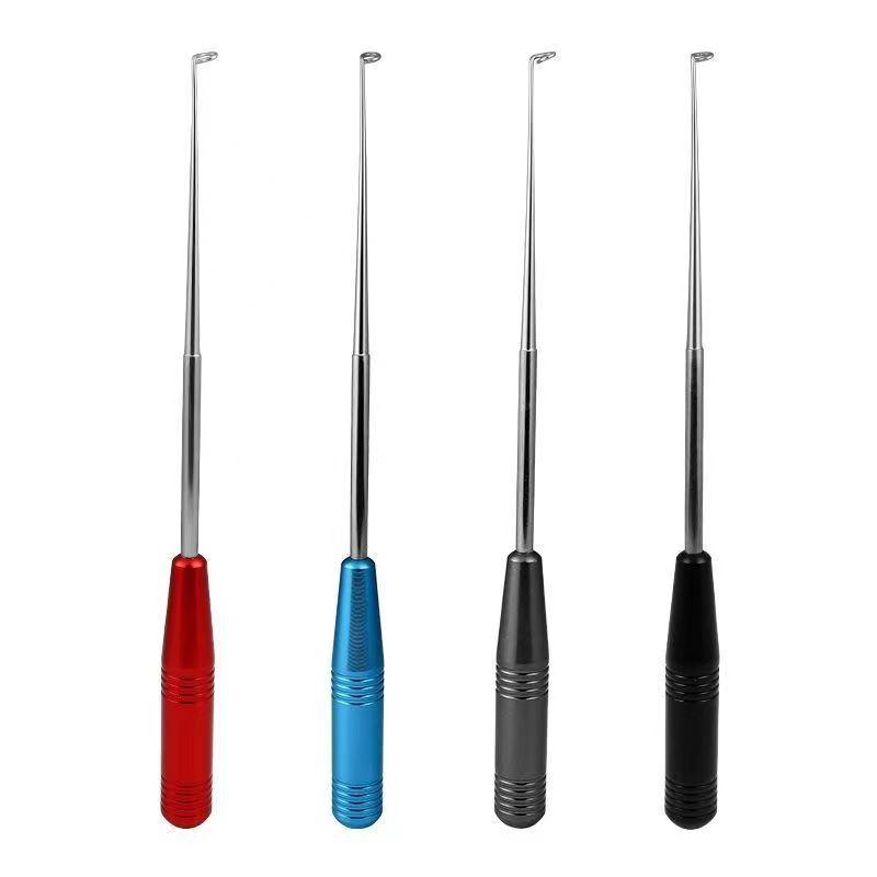 Японский экстрактор рыболовного крючка из нержавеющей стали для слепого тычка