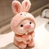 22cm Plush Lulu Pig Toys Pink Animal Stuffed Plush Cartoon Toys for Boys Girls Birthday Christmas Gifts