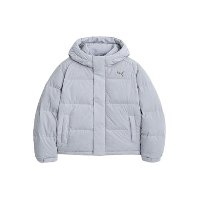 T7 Ultra1 Core пуховик однотонный повседневный свободный крой с капюшоном пуховик женские куртки перо-серый 940164-02