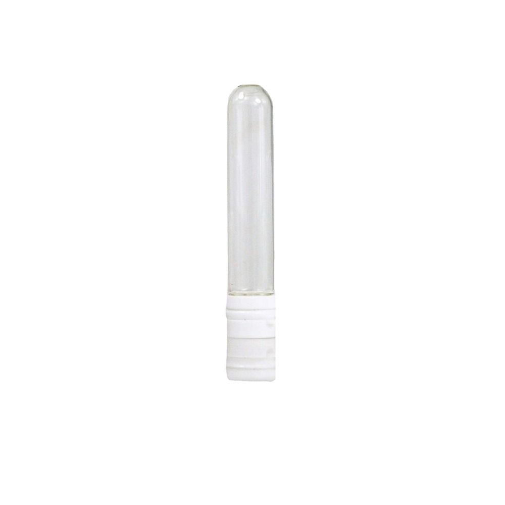 Sample Vial with Cap Powder Solid Storage Lotion  Bottle Glass Test Tube Mini Refillable Bottle Round Bottom Bottle