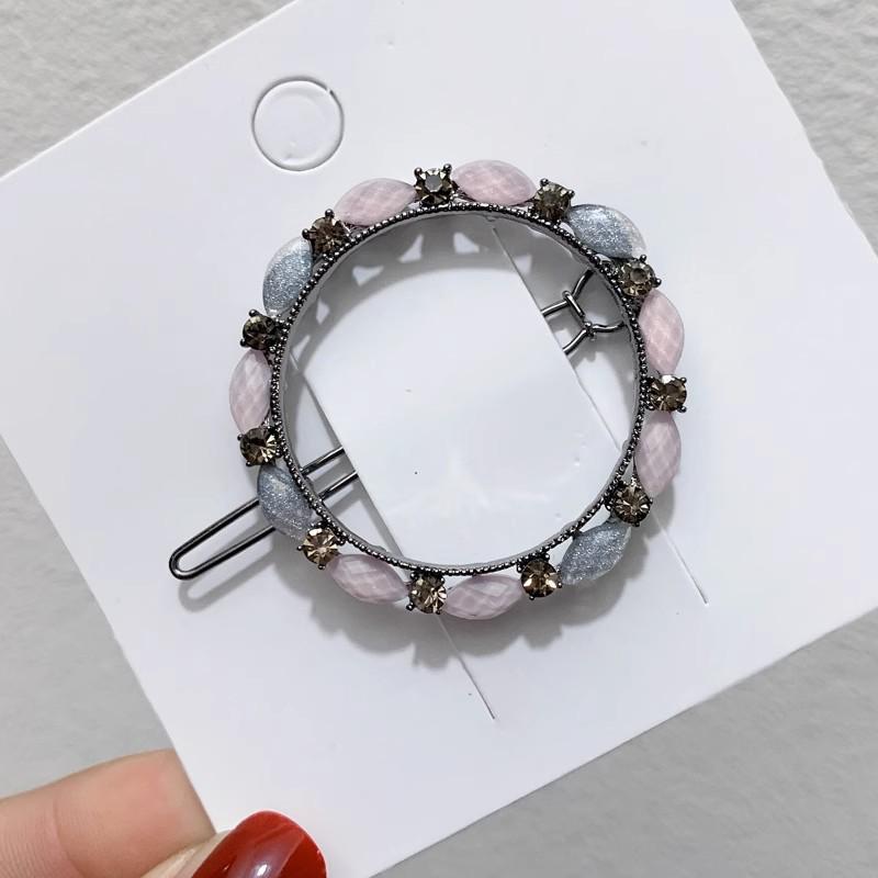 Элегантная заколка для волос из сплава 'Синяя звезда' - Минималистичный роскошный аксессуар