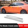 Для Mazda 3 Axela - 2024 2025 Седан Стальная Нижняя Рамка Окна Порога Накладка Молдинг Декоративная Полоса Автоаксессуары