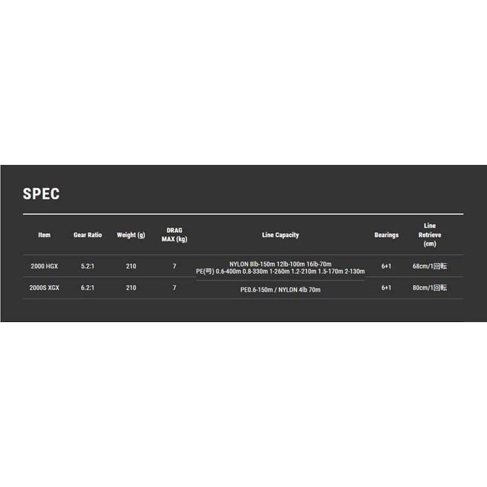 Tailwalk Reel Speaky 2000S XGX Black