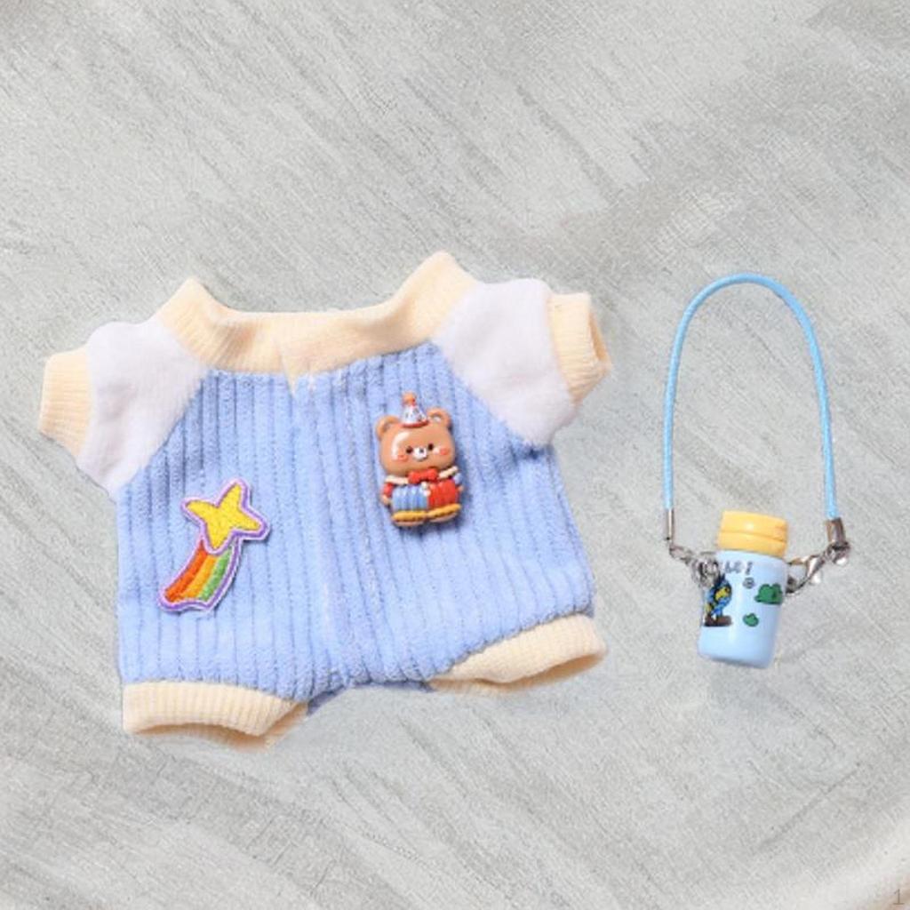 15 17 см плюшевая кукольная одежда, мягкая кукла с чайником,