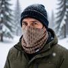 Windproof Winter Neck Scarf Thick Warm Scarves New Sport Scarf  Outdoor
