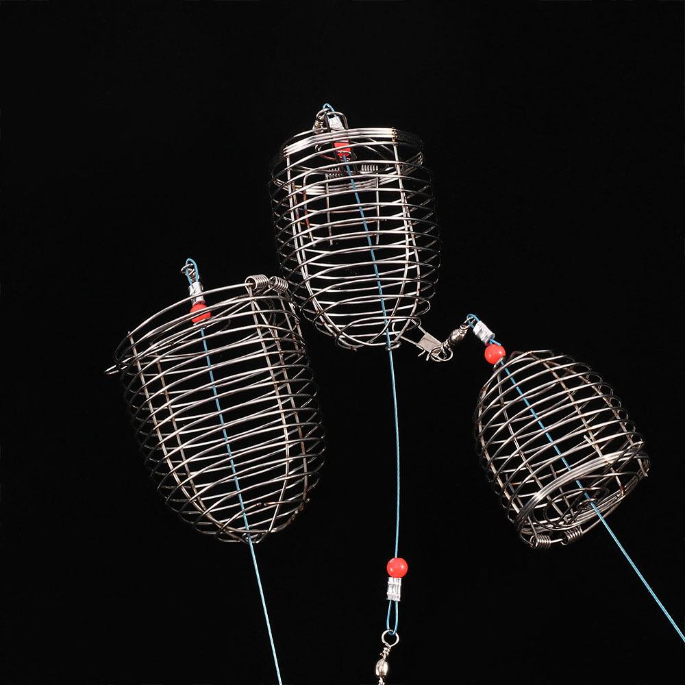 Держатель из нержавеющей стали Ловушка для рыбной приманки Клетки для приманки Клетка для рыбной приманки Кормушка для приманки