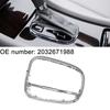 Декоративная крышка рычага переключения передач центральной консоли автомобиля 2032671988/2032672088 Хромированная рамка рычага переключения передач для Benz W203 C230 C O2L0