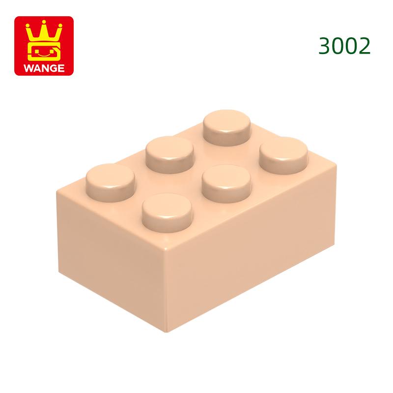 Нетоксичный 55 шт./лот 3002 2x3 Толстые Строительные Блоки Moc Аксессуары Совместимые С Кирпичами Детские Игрушки Подарочная Коробка