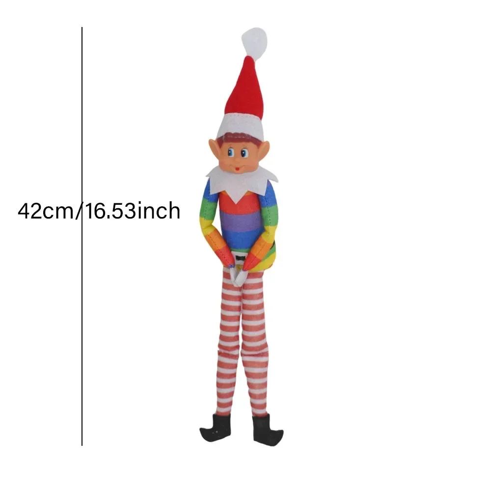 Рождественская кукла-эльф Новая книжная полка Фея Кукла Рождественская кукла Аксессуары Украшения для стола Украшения для дома