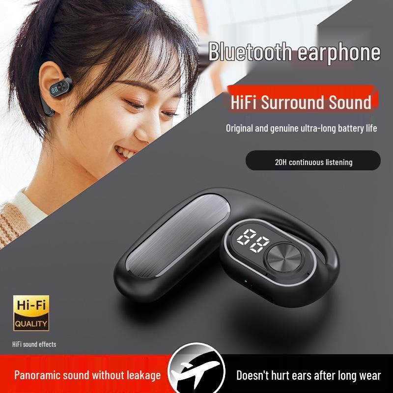 Беспроводные Bluetooth-наушники M35 с открытым ухом и воздушной проводимостью для спорта и бега со стереозвуком 5.3.