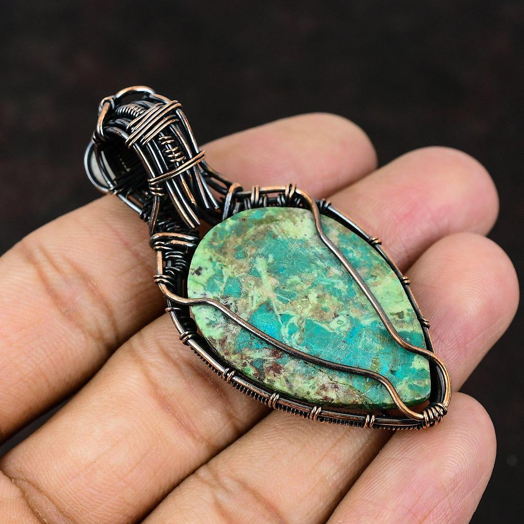 Подвеска из медной проволоки Шаттукита, ювелирные изделия из медной проволоки, ювелирные изделия из меди Шаттукита, подвеска из радужного лунного камня, подвеска ручной работы