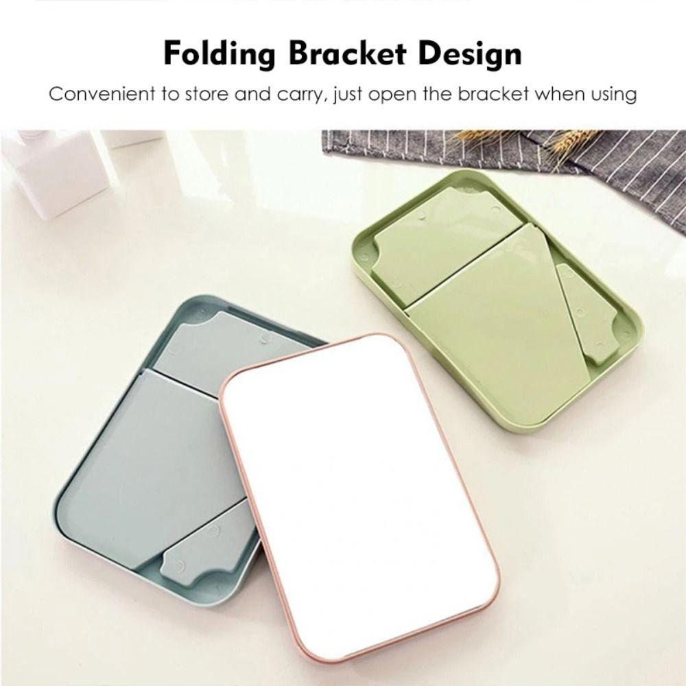 Квадратное складное зеркало с высоким разрешением, настольное зеркало для макияжа, новое зеркало для макияжа