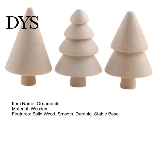 Деревянный декор в деревенском стиле для полки, Набор для поделок «Неоконченная деревянная рождественская елка» Сделай сам, Набор пустых фигурок для раскрашивания детьми, Настольные украшения, Раскрашенные вручную
