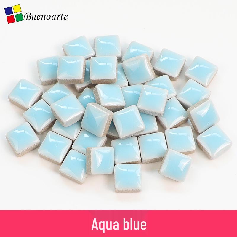 1cm Mixed Color Ceramic Mosaic Tiles for DIY Mural Projects