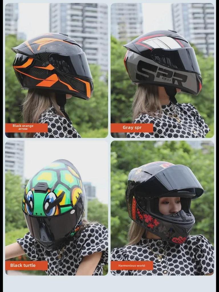 Unisex Retro Full-Coverage Motorcycle Helmet – All-Season Warmth & Safety for Street and Electric Vehicles
