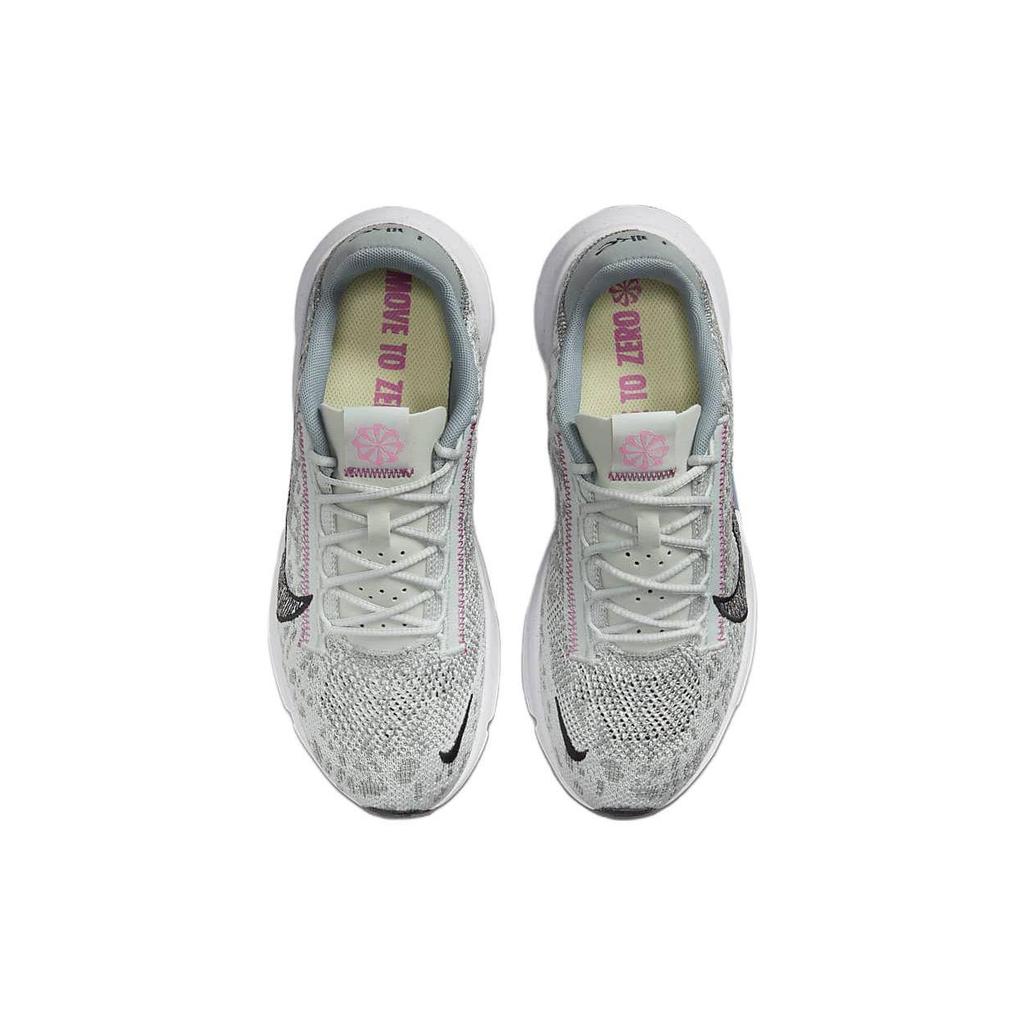 Nike Женские SuperRep Go 3 Flyknit Next Nature Белый Фиолетовый Пепельный DH3393-004