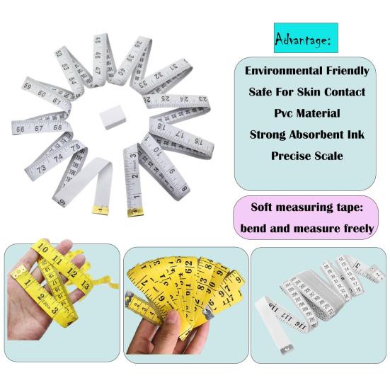 5 шт. измерительная лента гибкая линейка для измерения тела двойная швейная линейка для пошива одежды для похудения
