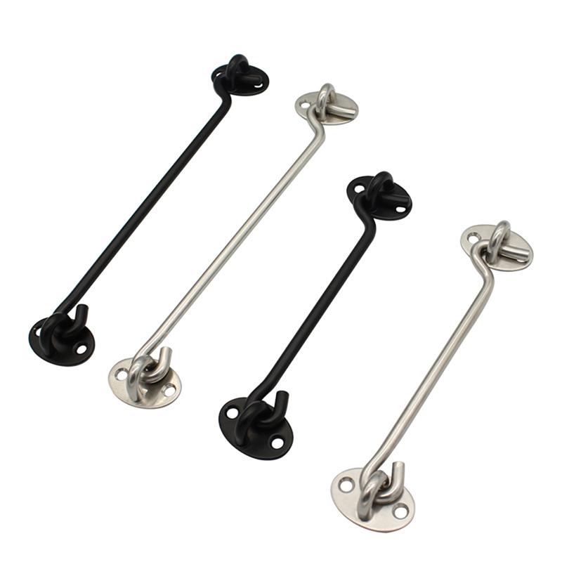 1 комплект защелки для амбарной двери, крючок-защелка, защелка с проушиной, легкая блокировка для амбарной двери, ворот, окна CDN