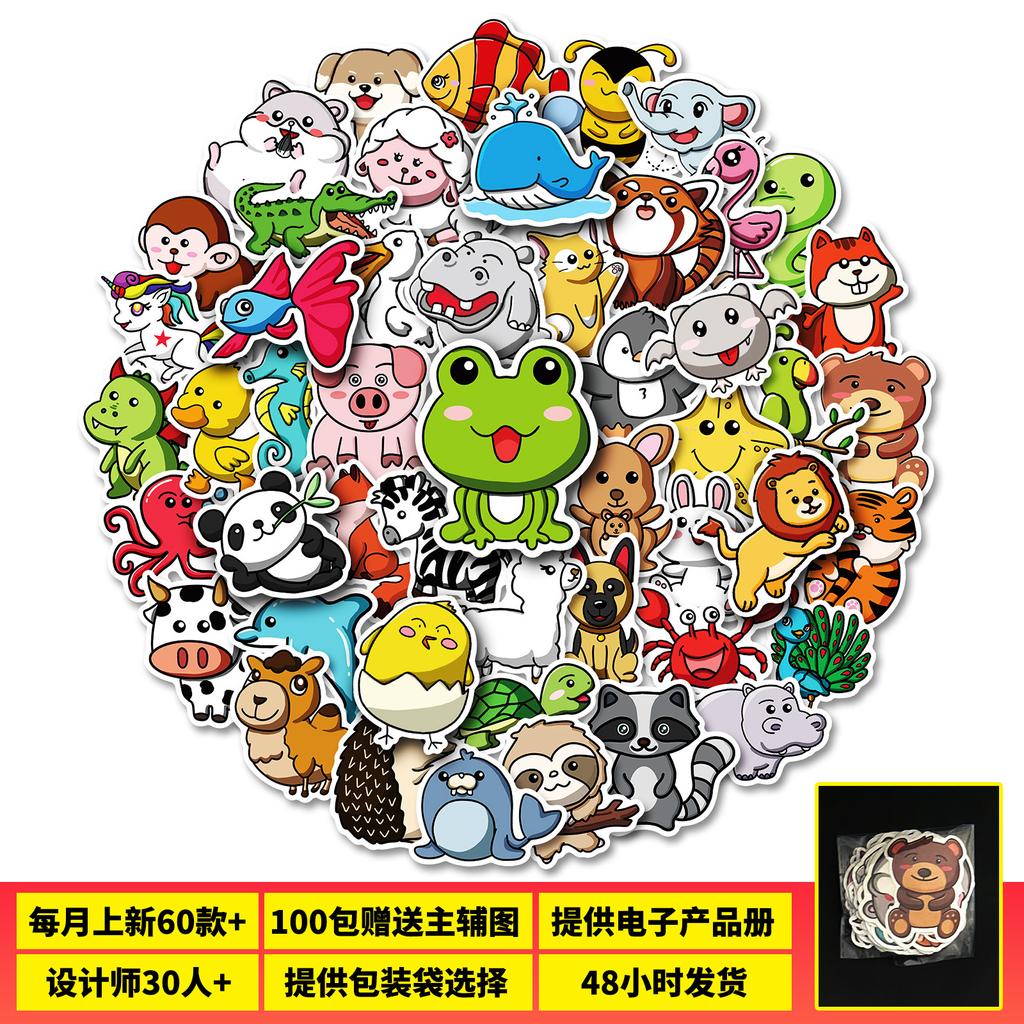 50Pcs New Stickers Cute Stickers Notebook Mobile Phone Stickers