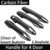 Carbon Fiber Door Handl Cover for Toyota Yaris Cross XP210  Accessories    Mazda2 Hybrid Car Exterior Stickers