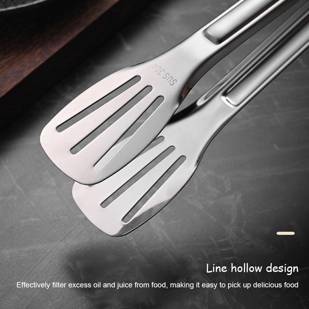 9/12/14-дюймовый зажим для еды из нержавеющей стали, зажим для гриля, барбекю, стейка, нескользящая длинная ручка, щипцы для хлеба, кухонные принадлежности, кухонные принадлежности