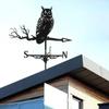Farm Owl Shaped Weather Vane Wind Direction Indicator, Yard Roofs Measuring Tools