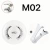 Portable Magnetic White Applicator Set for Glue-Free False Eyelashes