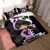 APHMAU Комплект постельного белья Комплект пододеяльника Односпальный Двуспальный King Size Кавайный Мультяшный Aphmau Спальня для взрослых Мальчиков Пододеяльник а также Наволочка