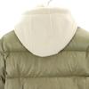 DUVETICA Down jacket 42 Khaki Fleece hood Women Used