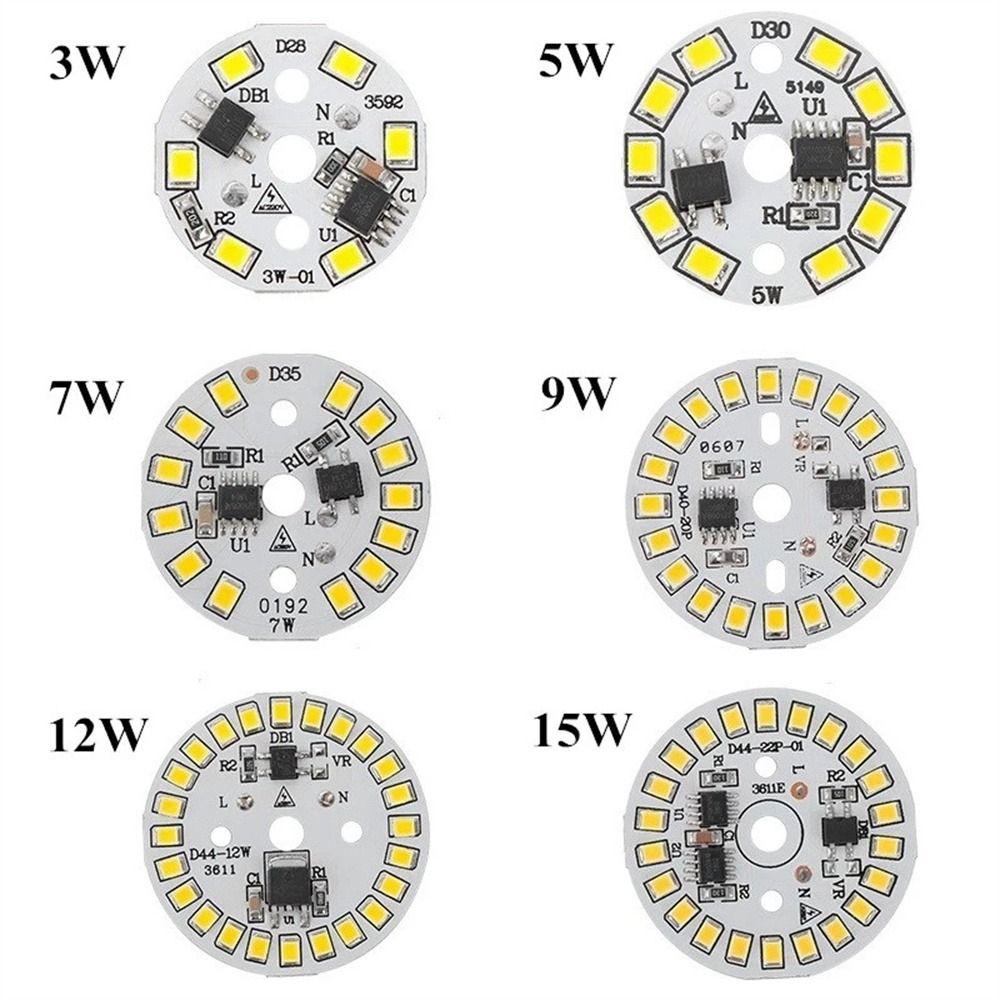 3W 5W 7W 9W 12W SMD 2835 IC Driver Lighting Lamp LED Chip Lamp Bulb Bulb Chip Light Beads