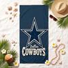 Мягкое пляжное полотенце Dallas Cowboys Стильное полотенце для пляжа и бассейна для летнего отдыха на море, путешествий