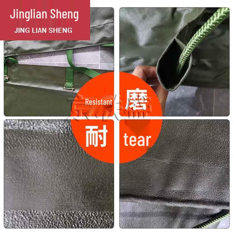 Heavy-Duty Green Truck Tarpaulin
