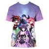 2024 Летняя мода 3D Аниме Мужская и женская футболка Date A Live Повседневная унисекс с коротким рукавом Удобный топ Большой размер 100-6XL