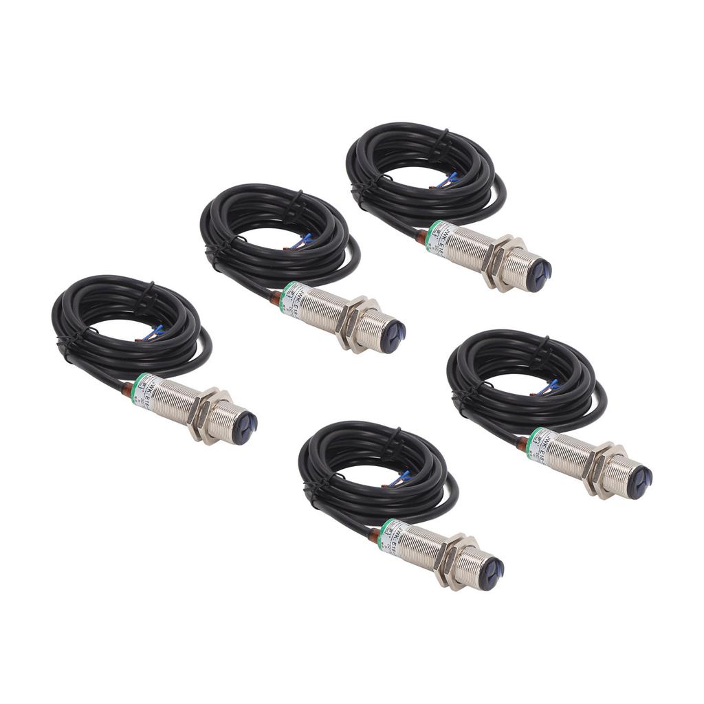 5 шт. инфракрасный фотоэлектрический датчик дальность обнаружения 2 м модуль датчика обхода препятствий 10‑30 В постоянного тока NPN N