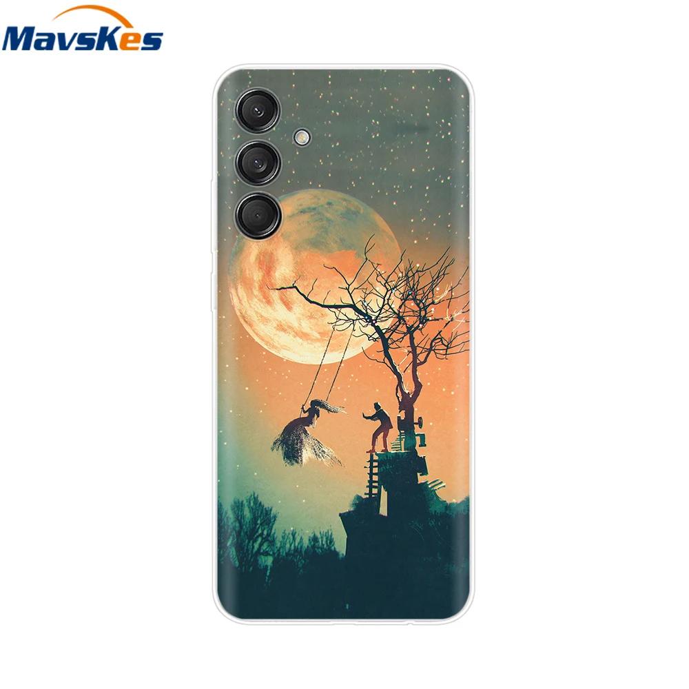Чехол-сумка для мобильного телефона для Samsung Galaxy M55 C55 5G Мягкая прозрачная силиконовая задняя крышка Чехол для Samsung Galaxy M55 C55 5G Чехлы