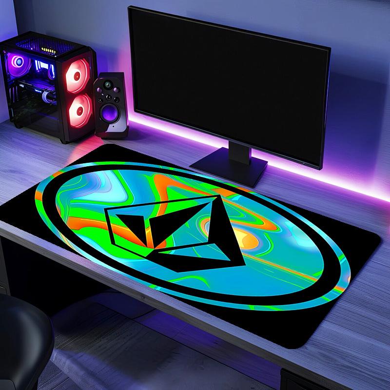V-VOLCOM LOGO Mouse Pad - Non-Slip Rubber Base, Smooth Surface for Work,Gaming,Office,And Home Use, Desk Mouse Pad