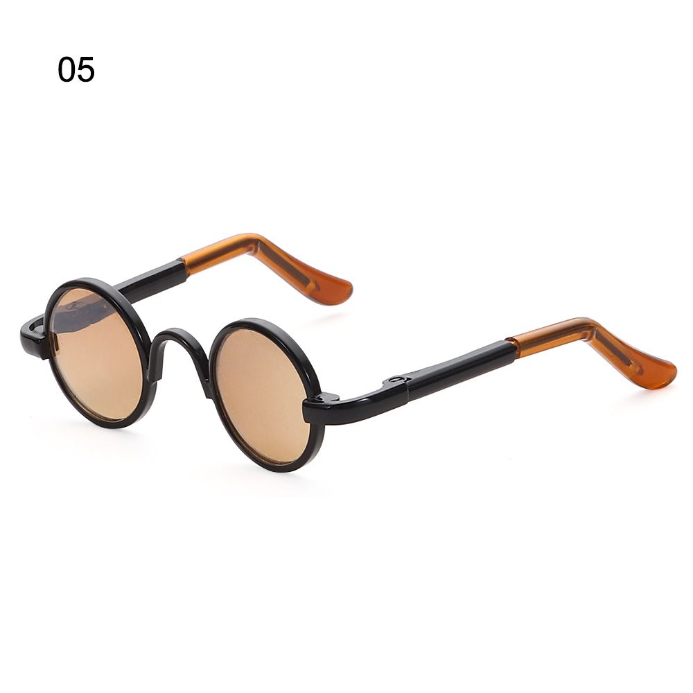 Plush Doll for 1/61/12 BJD Cute Round Frame Glasses Clothes Plush Doll Eyeglasses For 1/4 Dolls