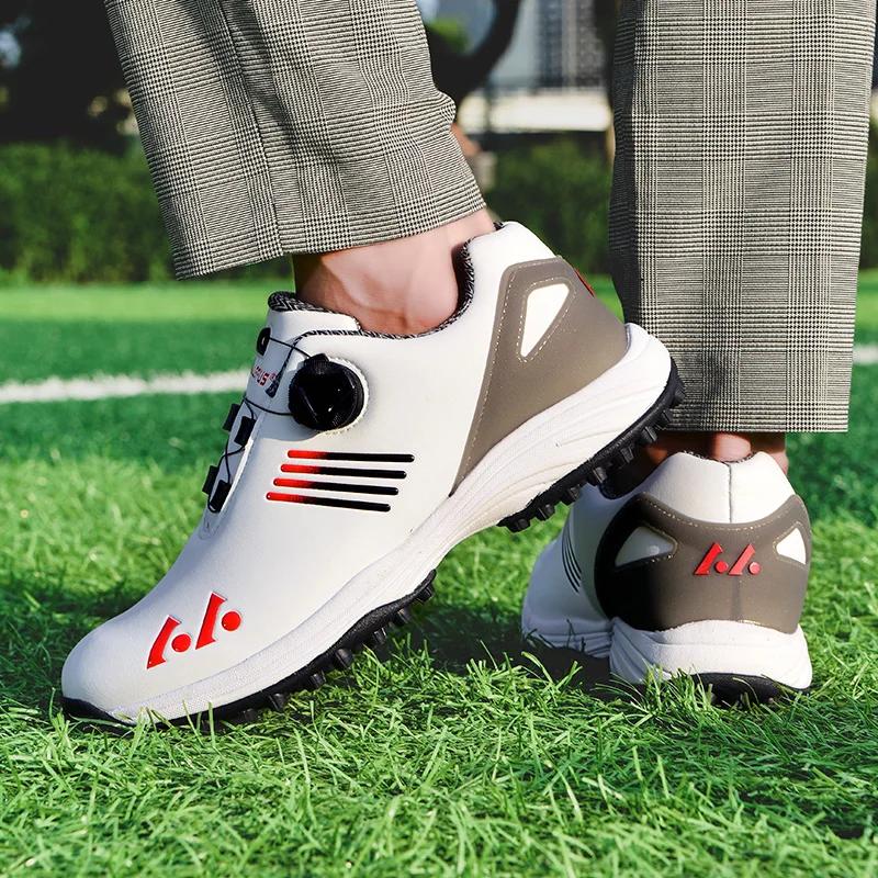 Men Golf Shoes Luxury Golf Sneakers Comfortable Walking Sneakers Light Weight Athletic Footwears