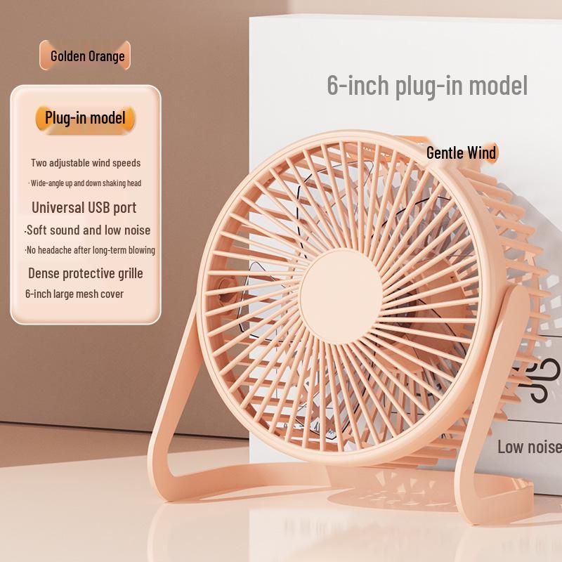 USB Mini Desk Fan: 5, 6, and 8 Inch - Perfect for Students and Offices