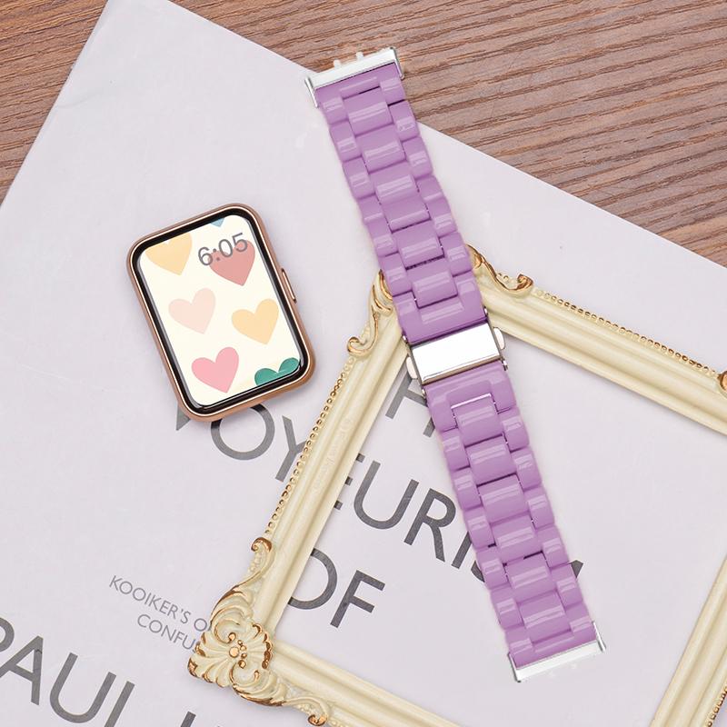 Candy Rainbow Band для Samsung Galaxy Fit 3 Модный ремешок для Samsung Fit 3 Smart Watch Correa Аксессуары